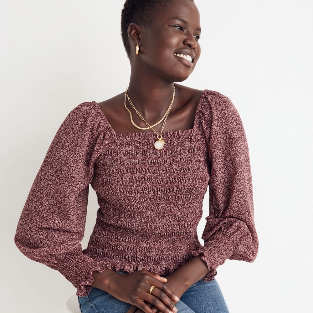 Madewell Puff Sleeve Top
